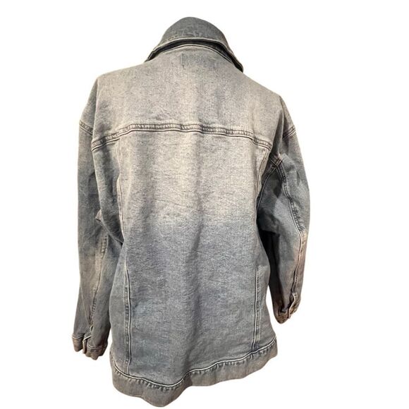 RE Generation by Celebrity Pink women's denim jacket size large boyfriend fit - Picture 4 of 7